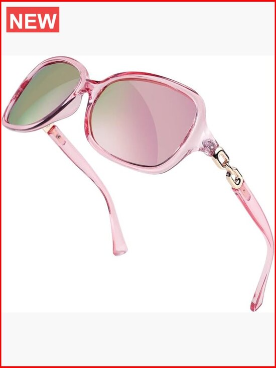 Vintage Square Polarized Sunglasses for Women UV400 Travel Driving main image 4